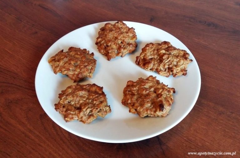 Ciasteczka owsiane z masłem orzechowym