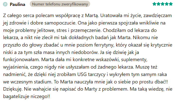 Niska ferrytyna